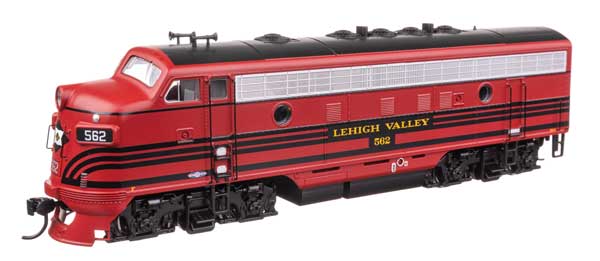 Walthers Mainline 21408 HO Scale EMD F7 A - ESU Sound and DCC -- Lehigh Valley #
