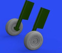 Eduard 648699 1/48 Aircraft- Chipmunk T10 Wheels for ARX (Mask & Resin)