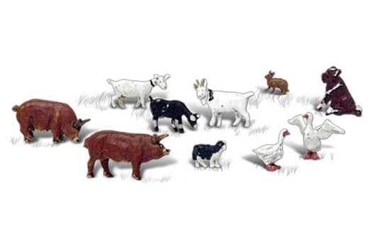 Woodland Scenics A2202 N Scale Barnyard Animals