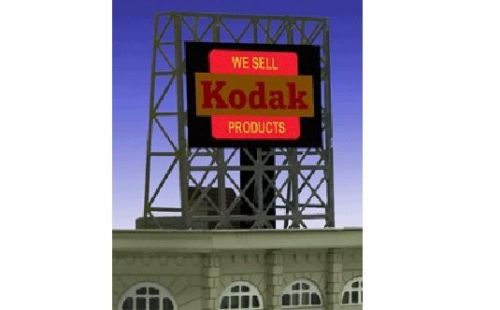 Miller Engineering 338875 N/Z Scale Kodak Billboard