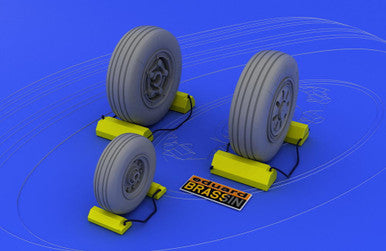 Eduard 648017 1/48 Wheels for Hasegawa (PE & Resin)