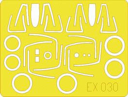 Eduard EX030 1/48 Mask F-8 Crusader for Hasegawa Canopy Mask Set
