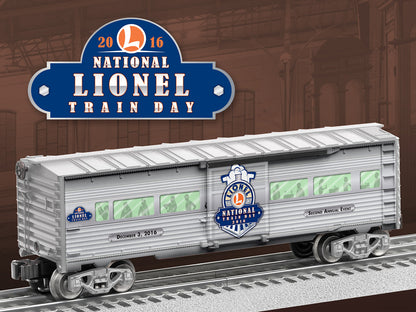 Lionel 83498 O Gauge 2016 National Lionel Train Day Boxcar