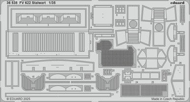 Eduard 36538 1/35 FV 622 Stalwart Photo Etched Set for AIRFIX