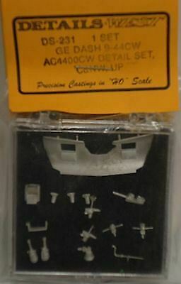 Details West DS-231 HO Scale GE Detail Sets -- Chicago & North