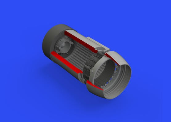 Eduard 648509 1/48 Aircraft- MiG23BN Exhaust Nozzle for EDU & TSM (Resin)