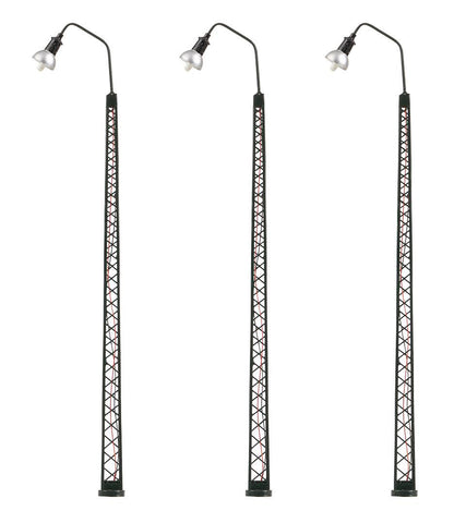 Faller 180109 HO LED Lattice-Mast Floodlights, Cold White (3)