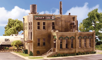 Woodland Scenics 5204 N Scale Sicken Tire Company - Landmark Structures(R) - Kit