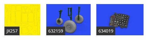 Eduard 634023 1/32 Aircraft- A26B Invader LooKplus for HBO (Mask, Photo-Etch & R