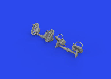 Eduard 648874 1/48 Bf 109E Rudder Pedals Late Brassin