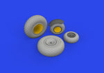 Eduard 6481028 1/48 B-24J Wheels Brassin for Hobby Boss