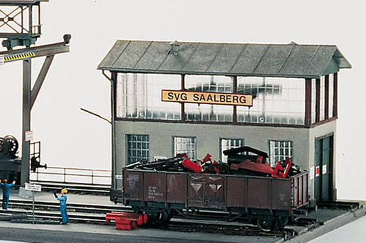 Piko 61101 HO Scale Classic Line Repair Shop Building Kit