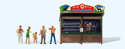 Preiser 24694 HO Scale Concession Stand Shooting Gallery