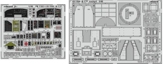 Eduard 491180 1/48 Aircraft- P17F Cockpit for HKM (Painted)