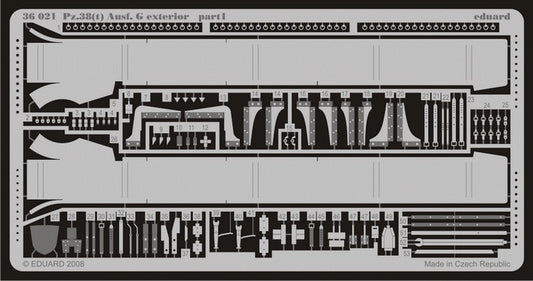 Eduard 36021 1/35 Armor- Pz38(t) Ausf G Exterior for DML