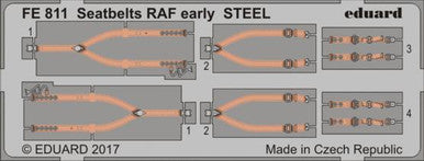 Eduard FE811 1/48 Seatbelts RAF Early Steel