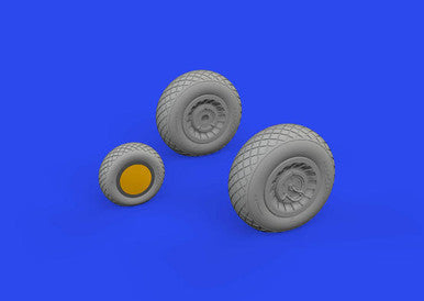 Eduard 648863 1/48 Brassin B-25J Wheels for HKM
