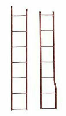 Kadee 2102 HO Scale 40' PS-1 Box Car Ladder Set -- (Box Car Red)