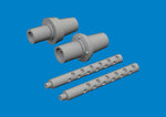 Eduard 6481053 1/48 P-39 Barrels Brassin for ARMA HOBBY