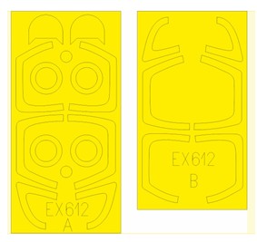Eduard EX612 1/48 Mask Aircraft- L39ZA TFace for TSM