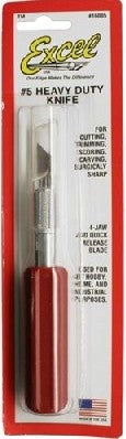 Excel Hobby 16005 Hexagonal Plastic Handle #5 Knife w/Cap