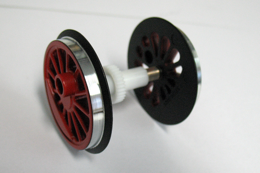Piko 36178 G Scale BR194 Ball Bearing Geared Wheelset, Red