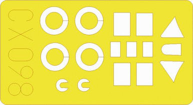 Eduard CX098 1/72 Mask MC 202 Folgore for Italeri Canopy Mask Set