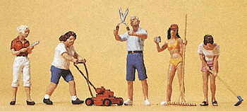 Preiser 10464 HO Scale People Working Hobby Gardeners