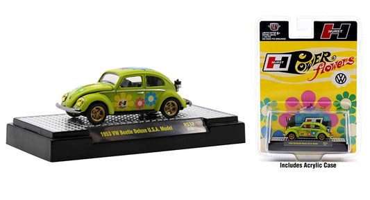 M2Machines 31500-HS32 1/64 Scale Hurst - 1953 Volkswagen Beetle Deluxe Usa Model