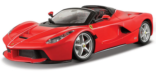 Bburago 26022R 1/24 Ferrari LaFerrari Aperta Red Diecast Convertible