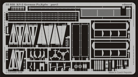 Eduard 35938 1/35 Armor- KV2 German PzKpfw for TSM