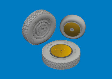 Eduard 6481052 1/48 P-39 Wheels Late Brassin for ARMA HOBBY