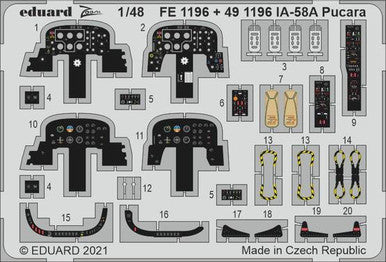 Eduard FE1196 1/48 IA-58A Pucara for Kinetic