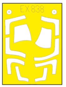 Eduard EX838 1/48 Mask Aircraft- Su27 for LNR