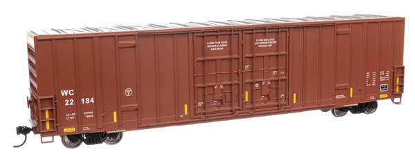 Walthers Mainline 3052 HO Scale 60' High Cube Plate F Boxcar - Ready to Run -- W