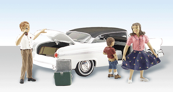 Woodland Scenics 5342 N Scale AutoScenes(TM) -- Pit Stop