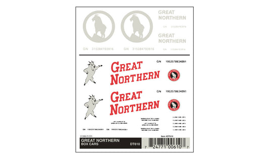 Woodland Scenics DT610 All Scale Great Northern Box Cars