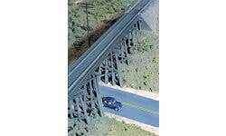 Walthers Cornerstone 933-3147 HO Trestle w/Deck Girder Bridge Kit