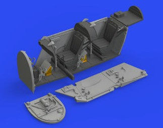 Eduard 648680 1/48 Aircraft- Z126 Trener Cockpit for EDU (Photo-Etch & Resin)