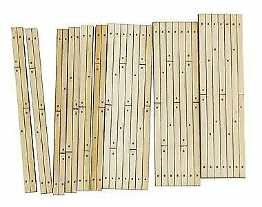 Blair Line 133 HO Scale One Lane Wood Grade Crossing -- Kit - pkg(2)