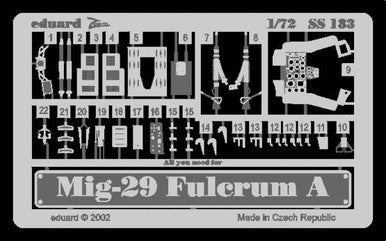 Eduard SS183 1/72 MiG-29A Fulcrum for Italeri