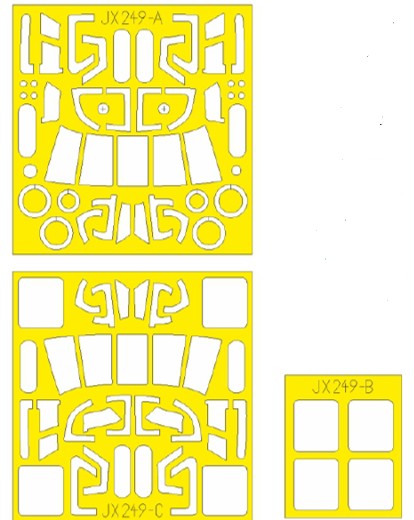 Eduard JX249 1/35 Mask Aircraft- HH60G TFace for KTY