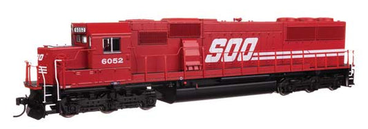 Walthers Mainline 910-9773 HO Scale EMD SD60 Spartan Cab Standard DC Soo Line #6052