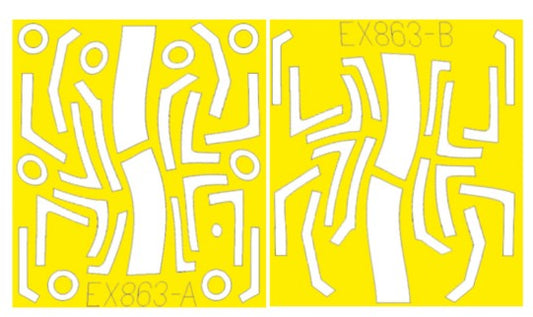 Eduard EX863 1/48 Mask Aircraft- AH1G TFace for SHY