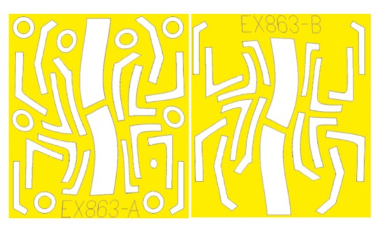 Eduard EX863 1/48 Mask Aircraft- AH1G TFace for SHY