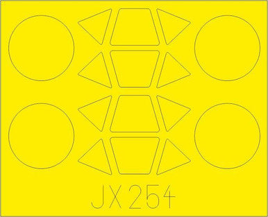 Eduard JX254 1/32 Mask PT-17 Kaydet for ROD Canopy Mask Set