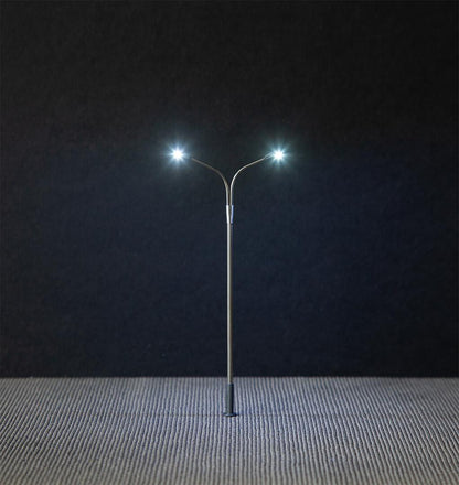Faller 180101 HO Scale LED Double Streetlight, 3 pcs