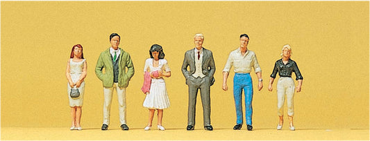 Preiser 10022 HO Scale Passers-By Pedestrian Figures (6)