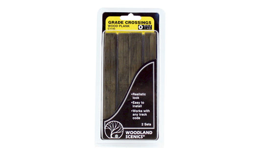 Woodland Scenics C1145 All Scale Wood Grade Crossing O Scale