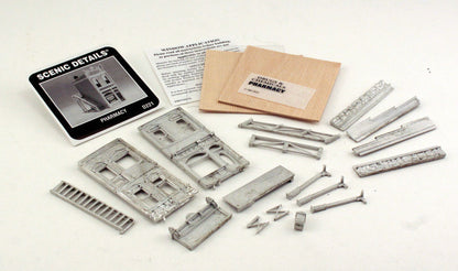 Woodland Scenics D221 All Scale Pharmacy HO Scale Kit